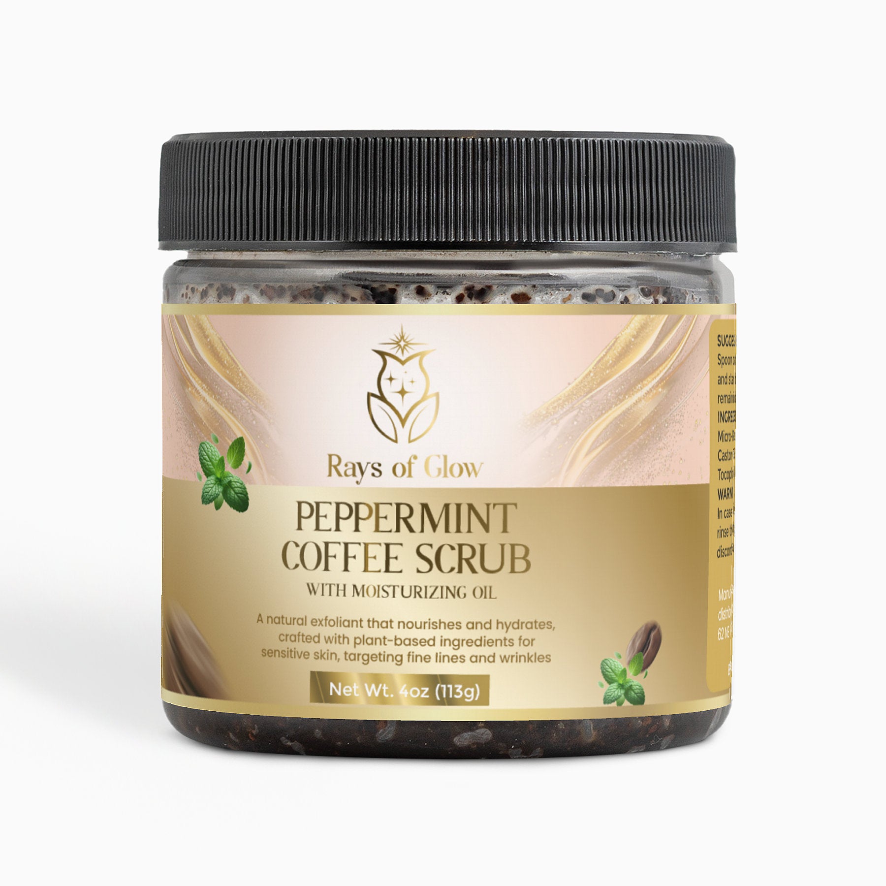 Peppermint Coffee Scrub